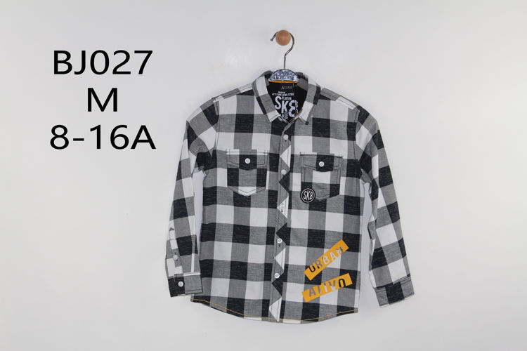 Picture of BJ027 -BOYS LONG SLEEVE CASUAL / SMART SHIRT